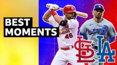 Home runs & baby catches - Cardinals & Dodgers best moments