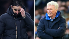 Moyes doing a better job than me - Amorim