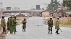Central Nairobi sealed off ahead of Kenyan protests