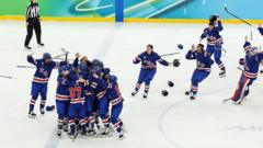 US clinch ice hockey gold with overtime winner