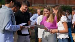 More than 25,000 students receive A-level results