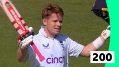 Watch: Pope brings up his 200 with a six