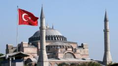 The Hagia Sophia in Istanbul