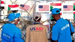 Vaccines being delivered to Sudan via Covax