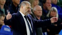 Postecoglou unhappy with 'worst' Tottenham defeat