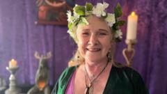 What's inside a town's new goddess temple?