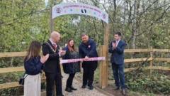 Couple open town's baby memorial garden