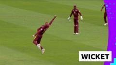 'Stunner of a catch' - Chase takes leaping grab to remove Duckett