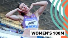 Did Hunt Claim Victory in the 100m Final After Neita&#039;s Disqualification?
