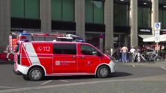 Two killed and many injured after car driven into crowd in German city of Leipzig
