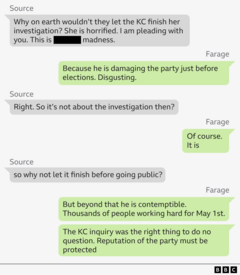 Reform UK row: Leaked messages reveal Nigel Farage fury with Rupert