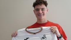 Swansea sign teenage Kilmarnock striker Wales