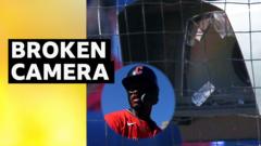 'Will he get billed for that?' - batter breaks camera