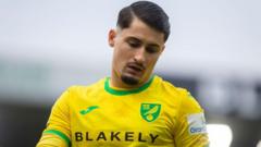 Norwich’s Sainz banned for six matches for spitting