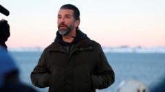 Trump Jr arrives in Greenland after dad says US should own the territory