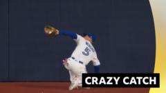 Varsho makes ‘crazy’ behind-the-back catch