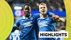 How Did Rangers Dominate Viktoria Plzen in Their Latest Match?