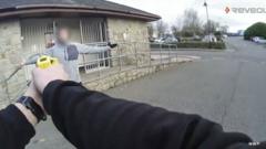 Man tasered after taunting police