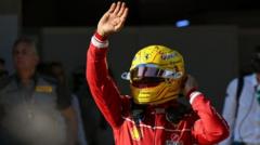 Hamilton takes first Ferrari pole for China sprint race