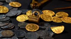Detectorist 'overwhelmed' to discover huge hoard of treasure lost in shipwreck