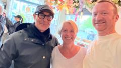 Hollywood star Tucci stops by for a beer