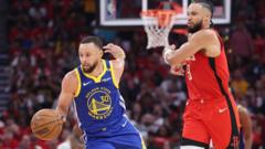 Curry leads Warriors to play-off win at Rockets