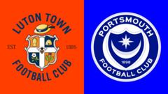 Pick of the stats: Luton Town v Portsmouth