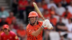 Sunrisers thump Fire to close in on qualification