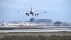 Gatwick Airport facing delays amid high winds