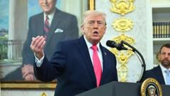 Trump says Iran gave the US a 'very big present' but gives no detail