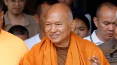 Buddhist monk arrested for alleged embezzlement in Thailand