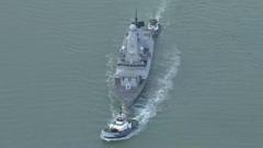 HMS Dragon departs UK for eastern Mediterranean