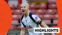 Tottenham come from behind to beat Villa in stoppage time