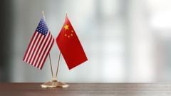 中美国旗