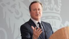 I had plans to sanction Israeli ministers before election, Cameron tells BBC