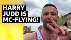'Slow down!' - Cram coaches McFly star during marathon