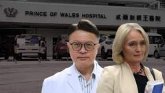 Health expert David Hui and Siân Griffiths