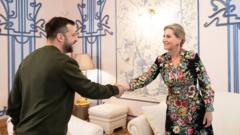 Watch: Sophie meets Zelensky on Kyiv visit