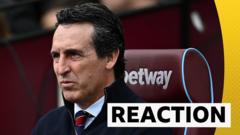 Aston Villa got stronger as match went on – Emery