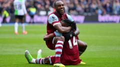 Premier League: Four games after Liverpool draw at West Ham