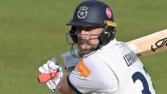 Hampshire's Lehmann hits ton in draw with Notts