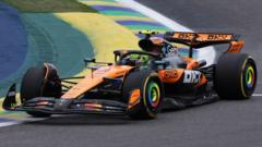 Norris wins sprint to extend lead as Piastri crashes