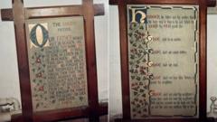 'Thou shalt not steal' painting stolen from church