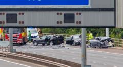 Speeding driver high on cocaine injured six in M8 crash