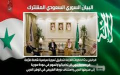 شام اور سعودی عرب تعلقات بحالی