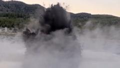 Watch: Slurry of mud and hot water erupts from Yellowstone pool