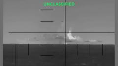 Video of US torpedo hitting Iranian warship released by Pentagon