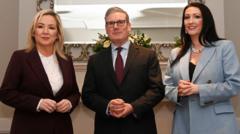 Starmer meets NI leaders ahead of UK-Ireland summit