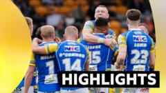 Leeds earn comfortable win at Cas to move third