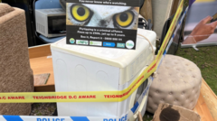 Fly-tip stunt highlights criminal dumping of waste
